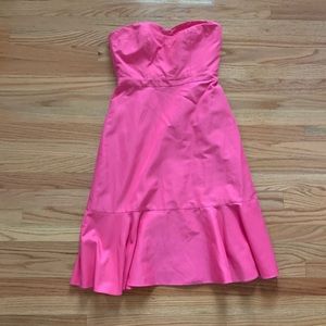 JCrew Pink Formal Midi Dress
